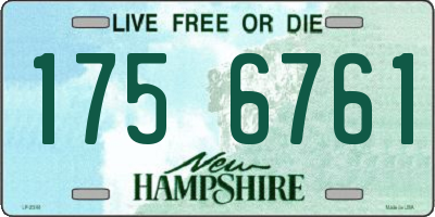 NH license plate 1756761