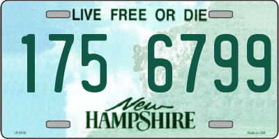 NH license plate 1756799