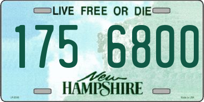 NH license plate 1756800