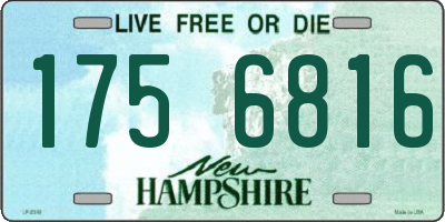 NH license plate 1756816