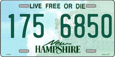 NH license plate 1756850
