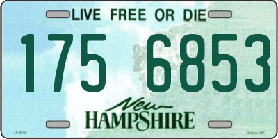 NH license plate 1756853