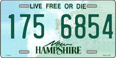 NH license plate 1756854