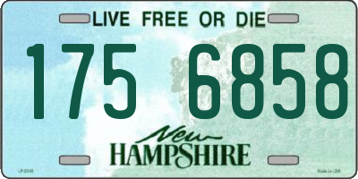 NH license plate 1756858