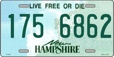 NH license plate 1756862