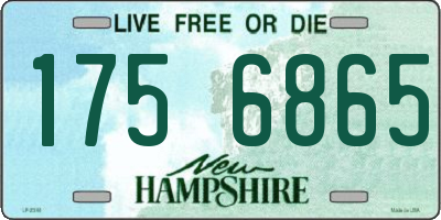 NH license plate 1756865