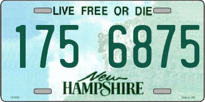NH license plate 1756875