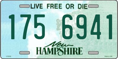 NH license plate 1756941