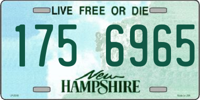 NH license plate 1756965