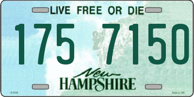 NH license plate 1757150