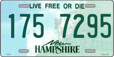 NH license plate 1757295