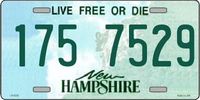 NH license plate 1757529