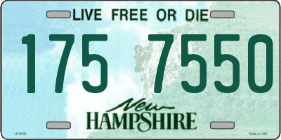 NH license plate 1757550