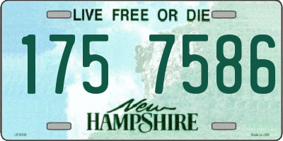 NH license plate 1757586