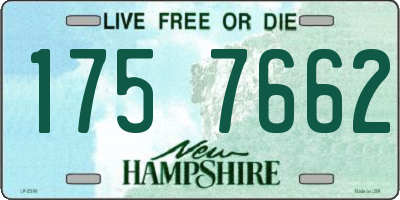 NH license plate 1757662