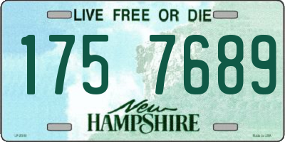 NH license plate 1757689