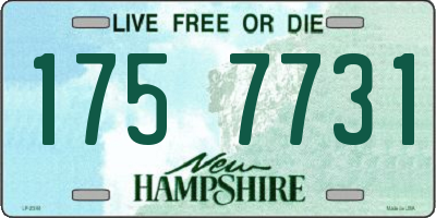 NH license plate 1757731