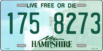 NH license plate 1758273
