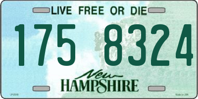 NH license plate 1758324