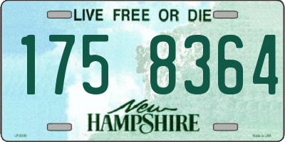 NH license plate 1758364