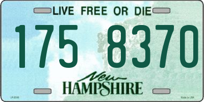 NH license plate 1758370