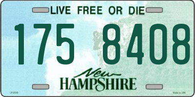 NH license plate 1758408