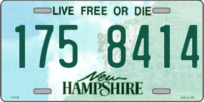 NH license plate 1758414