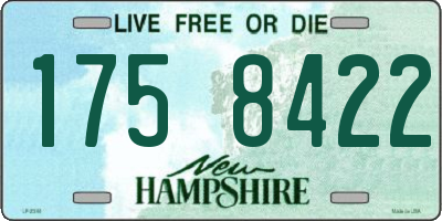NH license plate 1758422