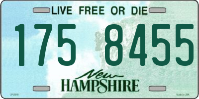 NH license plate 1758455