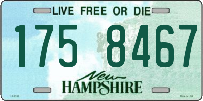 NH license plate 1758467