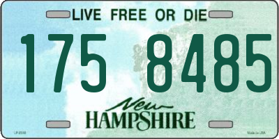 NH license plate 1758485