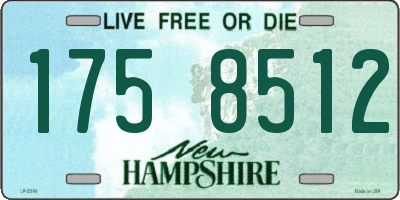 NH license plate 1758512