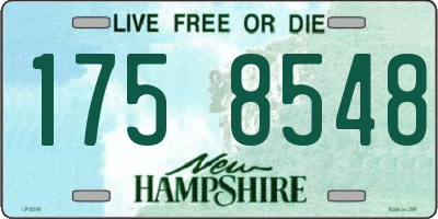 NH license plate 1758548