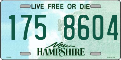 NH license plate 1758604