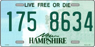 NH license plate 1758634