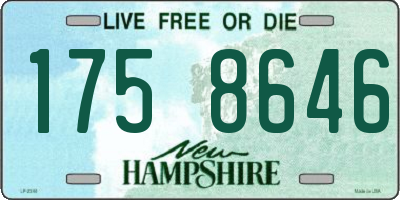 NH license plate 1758646