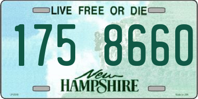 NH license plate 1758660