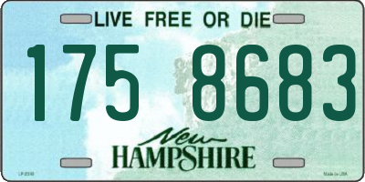 NH license plate 1758683
