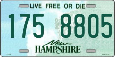 NH license plate 1758805