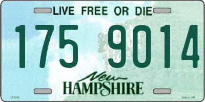 NH license plate 1759014