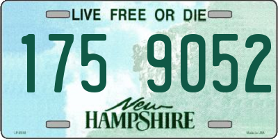 NH license plate 1759052