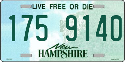 NH license plate 1759140