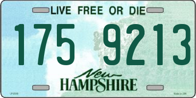 NH license plate 1759213