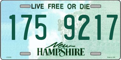 NH license plate 1759217