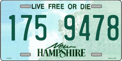 NH license plate 1759478