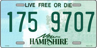 NH license plate 1759707