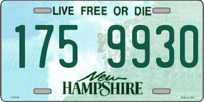 NH license plate 1759930