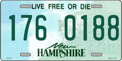 NH license plate 1760188