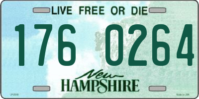 NH license plate 1760264
