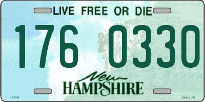 NH license plate 1760330